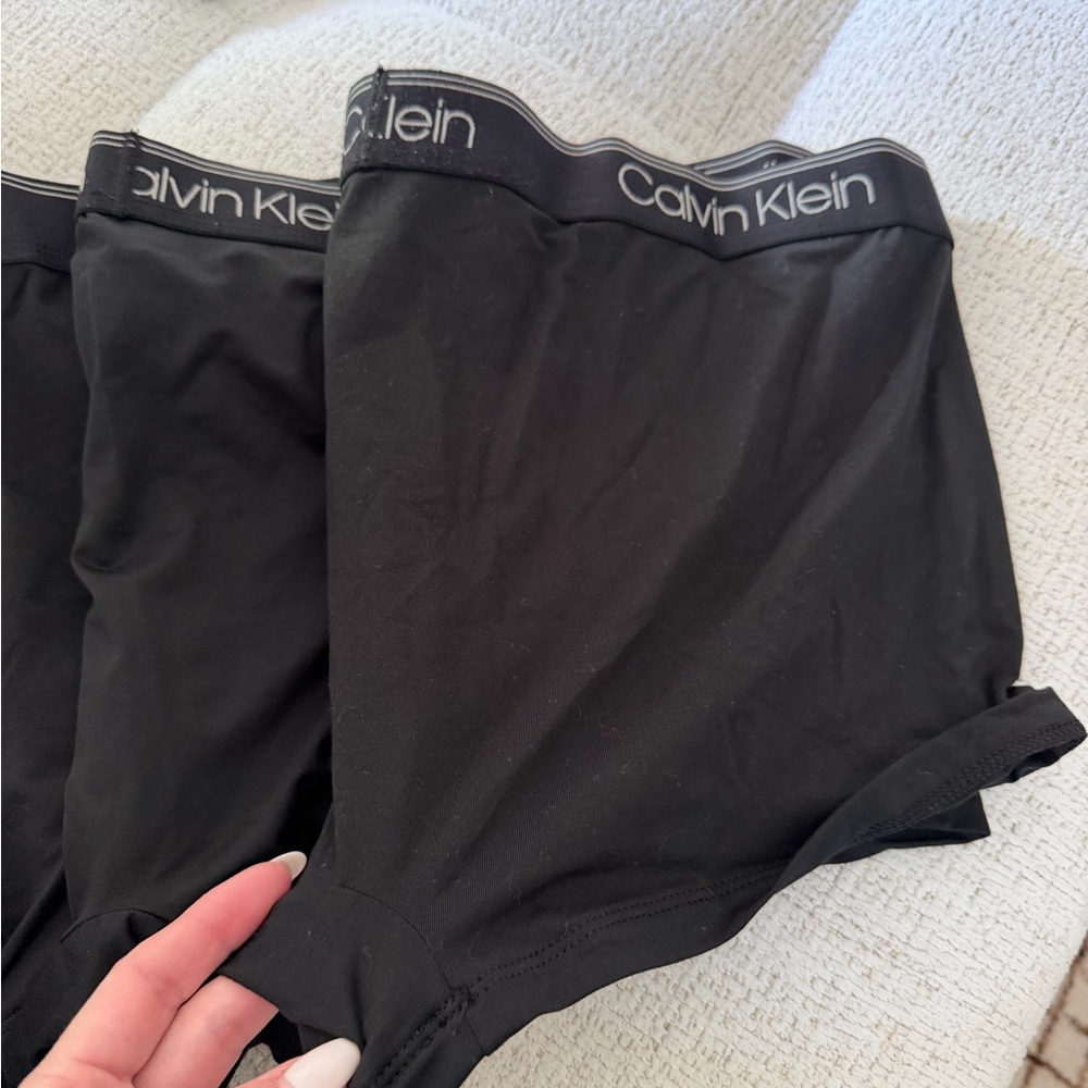 Calvin Klein Men's Boxer Briefs - Black, Teal, Navy, Red Waistband set of 10 - Picture 10 of 15